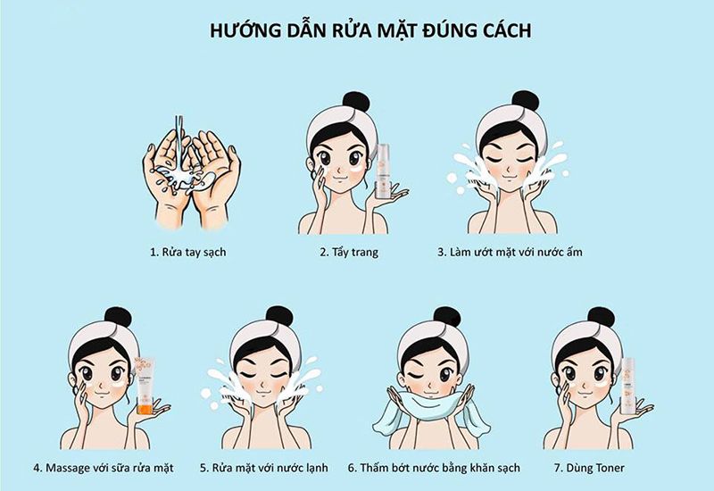 Rửa mặt đúng chuẩn là cách làm da mặt mịn màng đạt hiệu quả cao