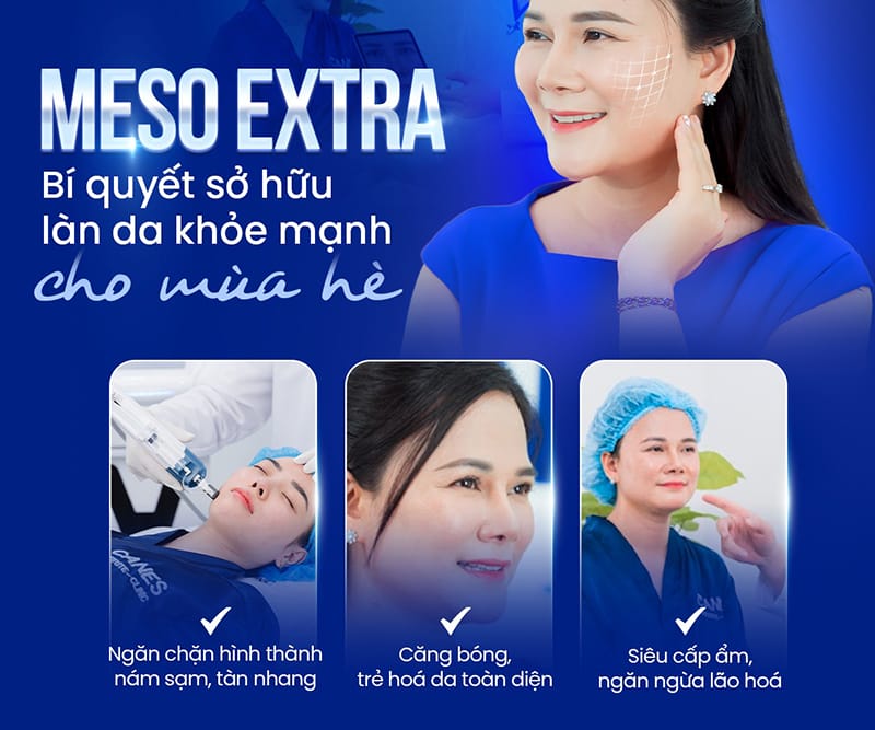 Lợi ích khi Cấy Meso Extra là gì? Giúp da căng bóng mịn màng